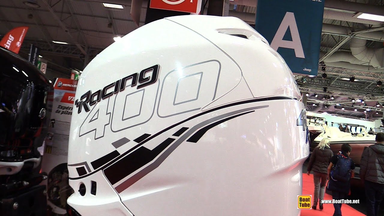 2016 Mercury Verado 400R L 400hp Outboard Marine Engine - Walkaround - 2015 Salon Nautique de Paris
