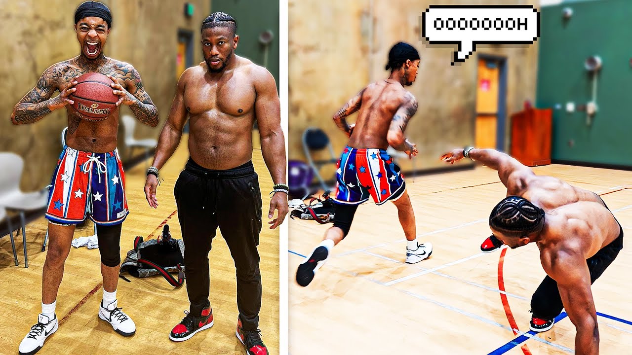 ZIAS VS FlightReacts 1V1 Basketball (HE COOKD MY Sh%