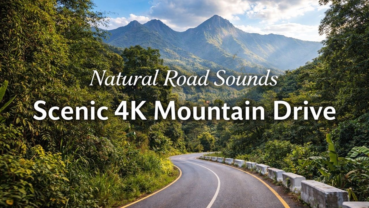 Peaceful Mountain Drive to Riverston 🌿 | Natural Road Sounds | 4K Sri Lanka POV