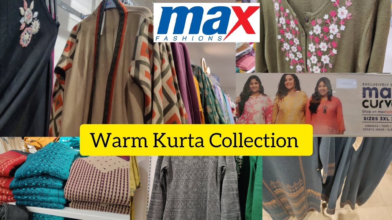 Max Fashion Warm Kurtis Collection |Max Dresses | Trendy Winter wear collection |The Indian Explorer
