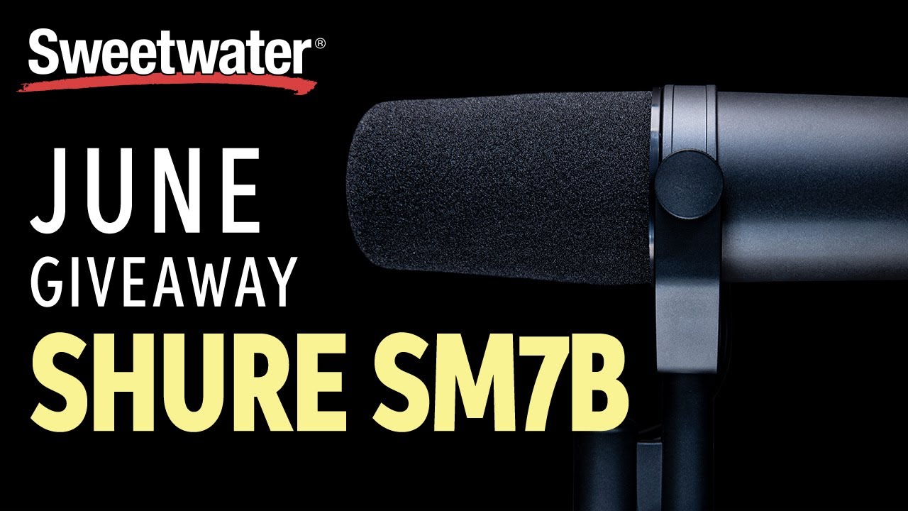 GIVEAWAY 🎁 &mdash; Shure SM7B Vocal Microphone! ✅&mdash; YouTube Monthly Giveaway