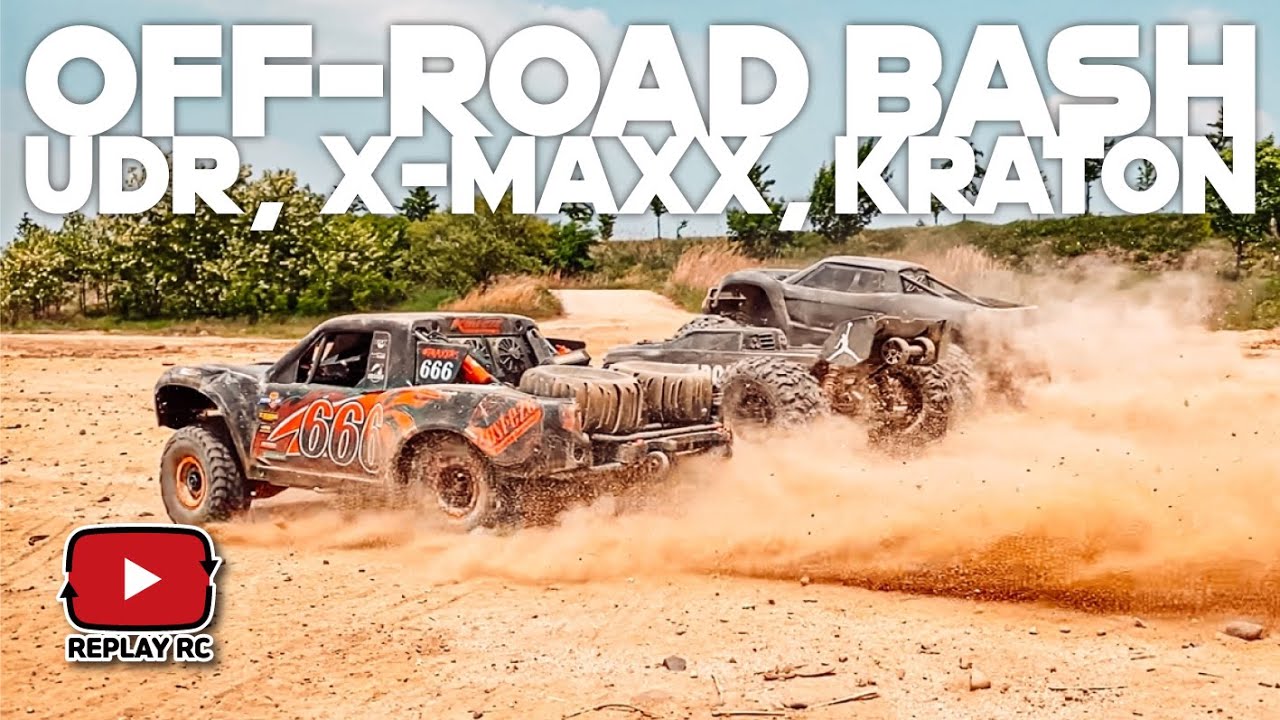 Rc cars. Traxxas X-MAXX, Unlimited Desert Racer | Everything is slow motion🔥