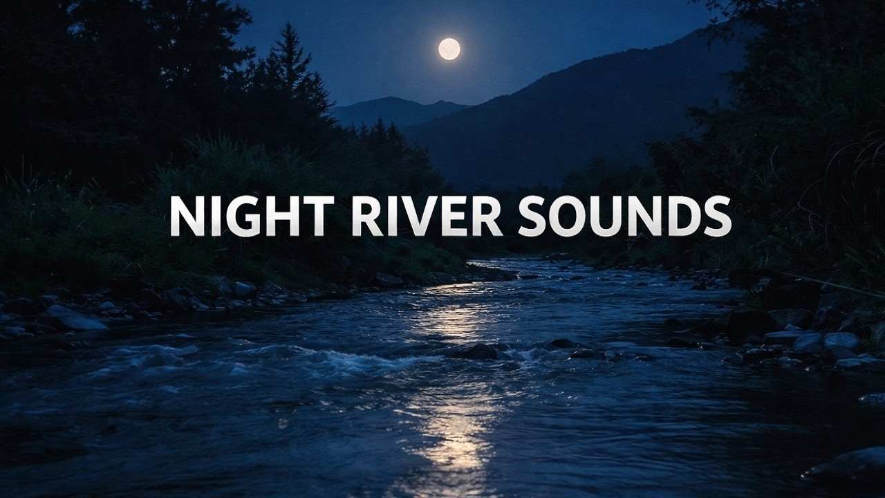 River Sounds for Deep Sleep & Relaxation (8 Hours)