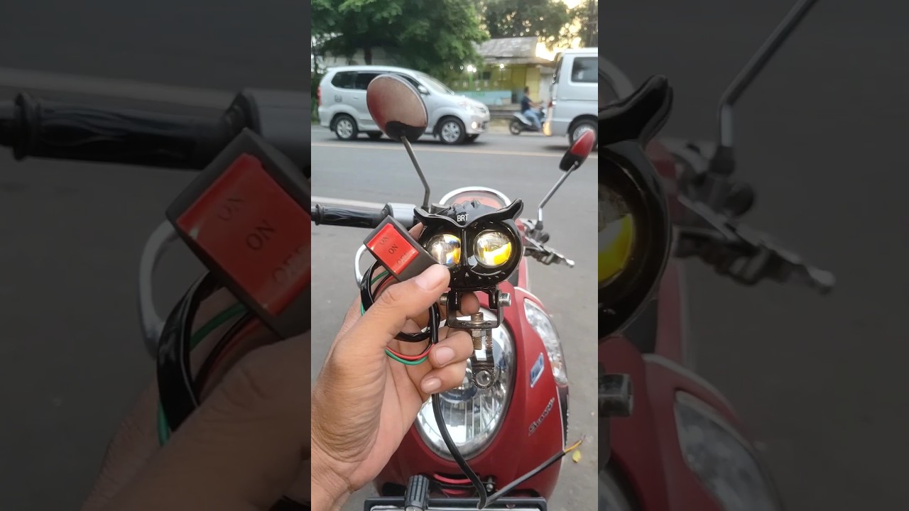 Cara Pasang Lampu Tembak 3 Kabel #lamputembak #lampusorot #shorts