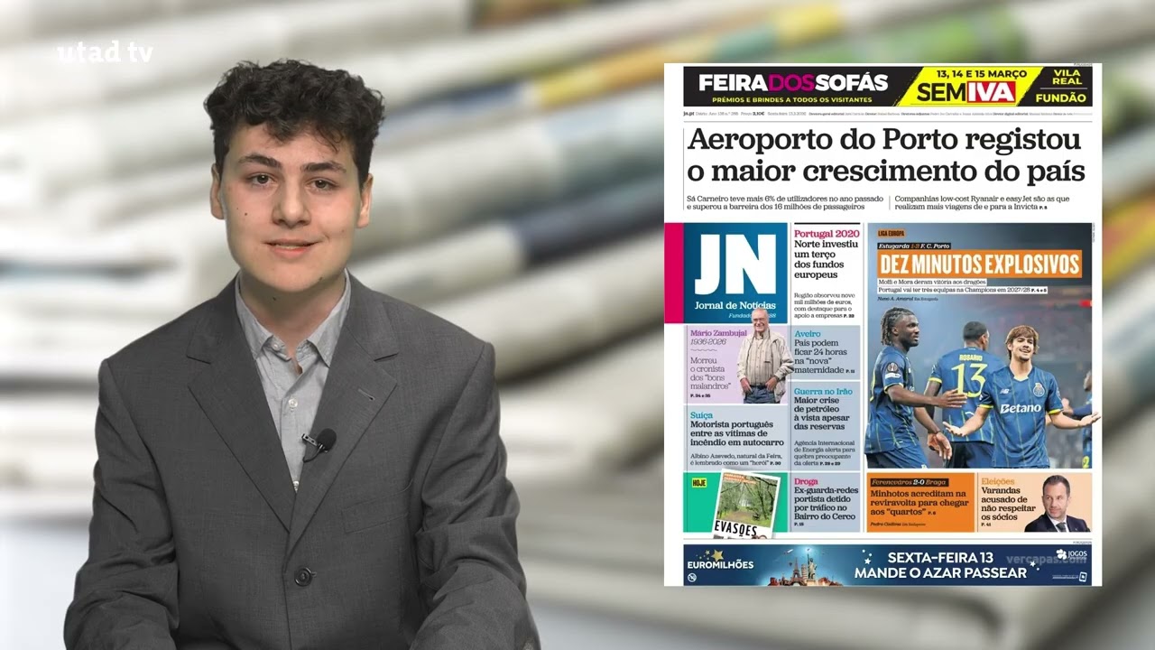 Revista de Imprensa | 13 de março de 2026