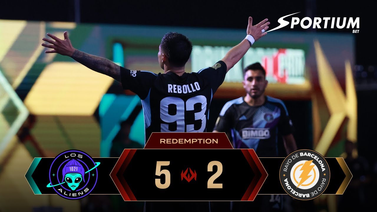 Los Aliens FC de CASTRO VS Rayo de Barcelona de SPURSITO | Partido Completo Redemption Game (5-2)