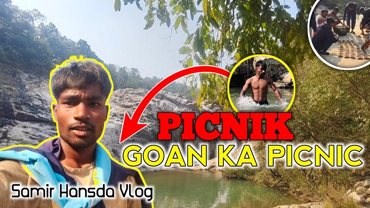 KASIADIH PICNIC 2025 | WATERFALL DANCE & MASTI | SAMIR HANSDA VLOG