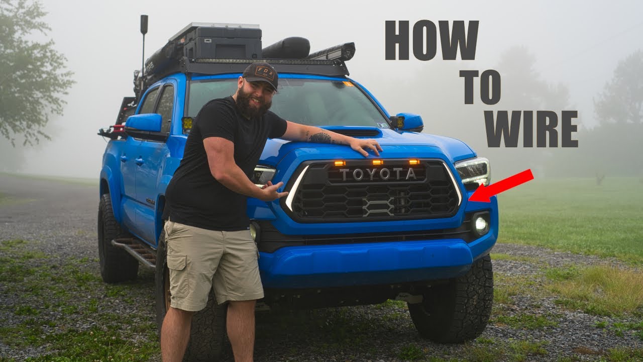 How To Wire The NEW TRD PRO V2 Grille On Your Tacoma