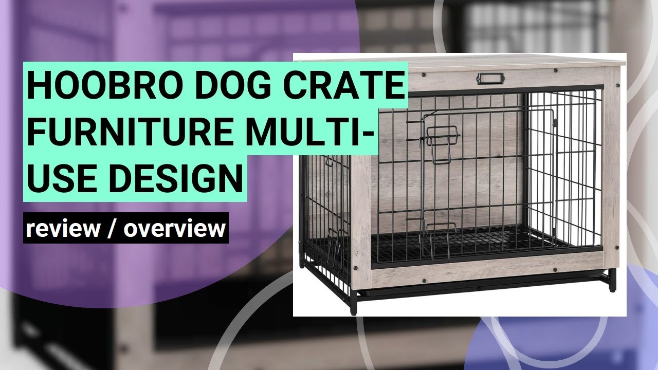 HOOBRO Dog Crate Furniture Review: Stylish & Functional Pet Home Solution!