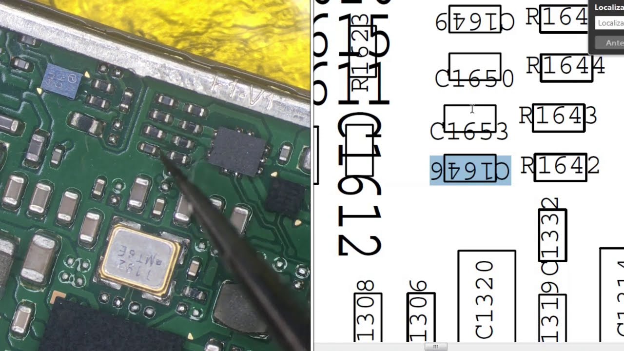 Analise e Medição De Componentes Na Placa De Celular (Aula 1) Resistores