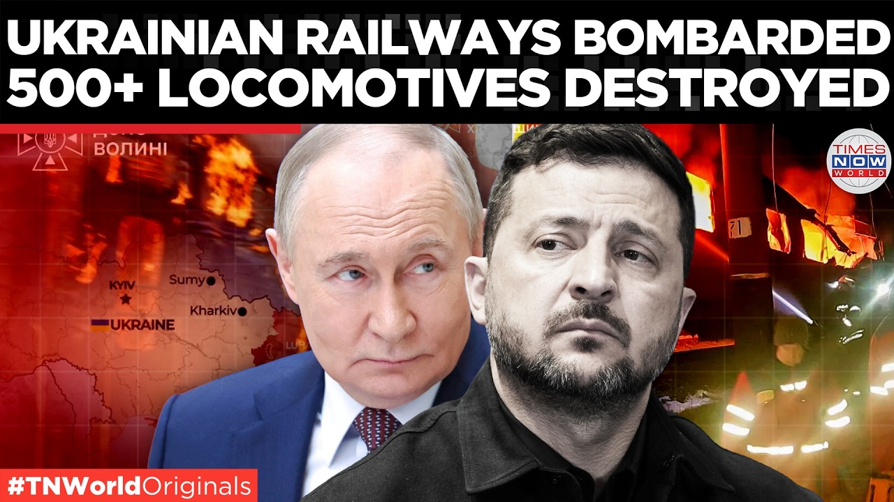 Russia&rsquo;s New Drone War? Putin Targets Ukraine&rsquo;s Passenger Trains? 500 Locomotives Destroyed