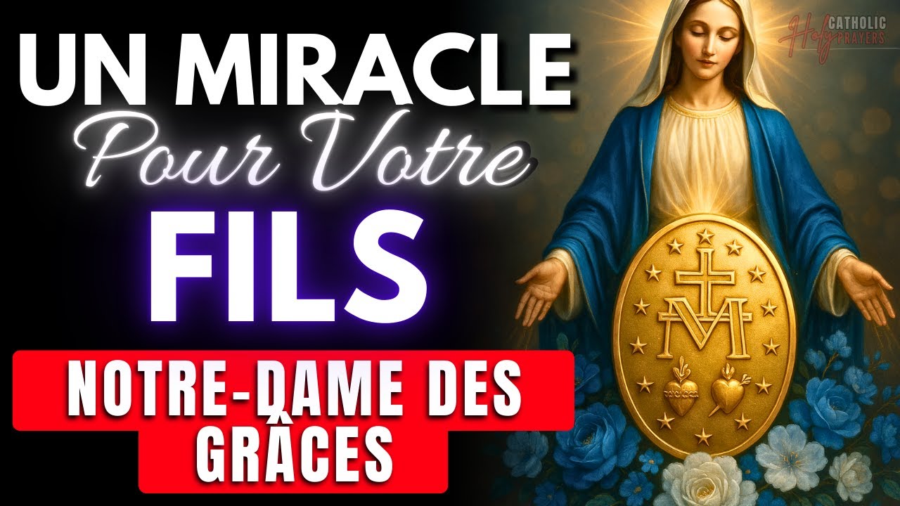 ✨Prière à Notre-Dame des Grâces pour GUÉRIR l’ESPRIT de votre FILS ENCORE AUJOURD’HUI !🙏