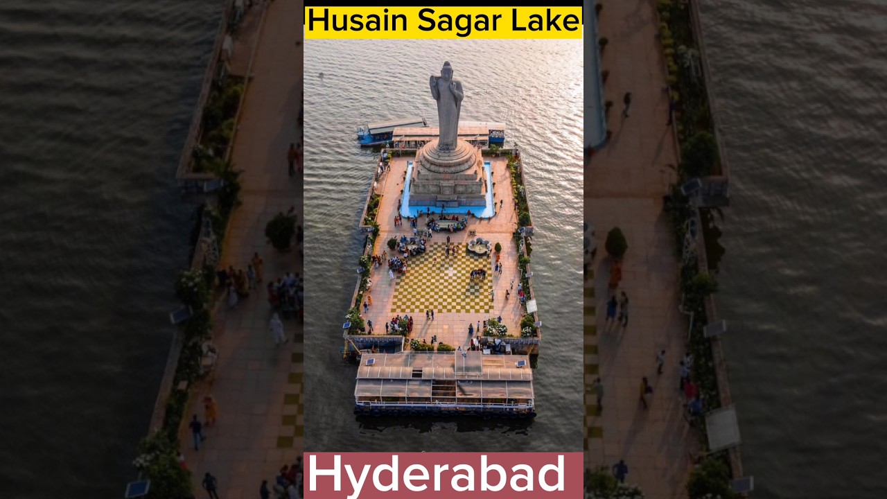 History of Husain Sagar Lake.    #ytshorts #husainsagarlake #hyderabad #इतिहास