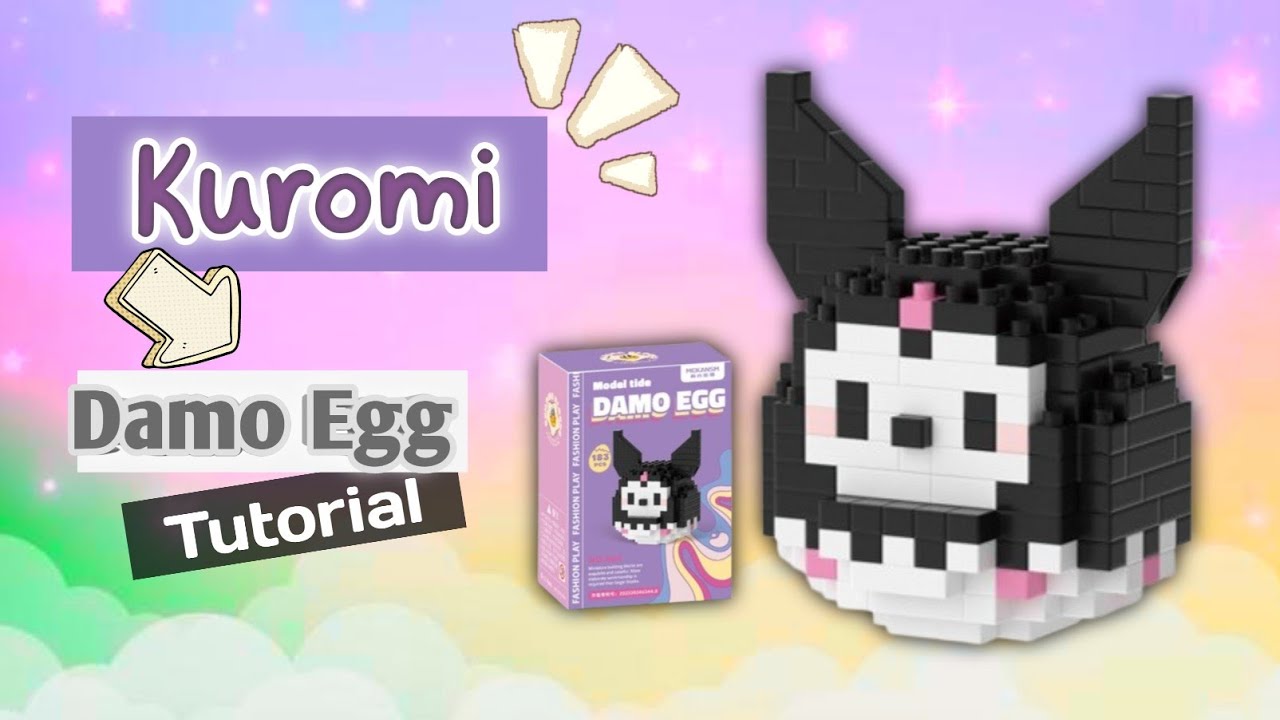 HOW TO BUILD BRICKS DAMO EGG KUROMI | TUTORIAL DAMO EGG KUROMI No K63