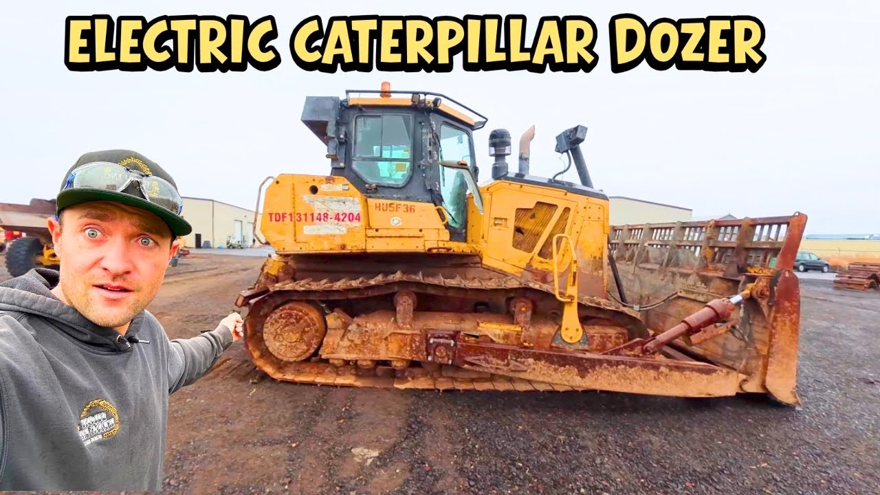 Я КУПИЛ ЭЛЕКТРИЧЕСКИЙ БУЛЬДОЗЕР CATERPILLAR!!! D7E