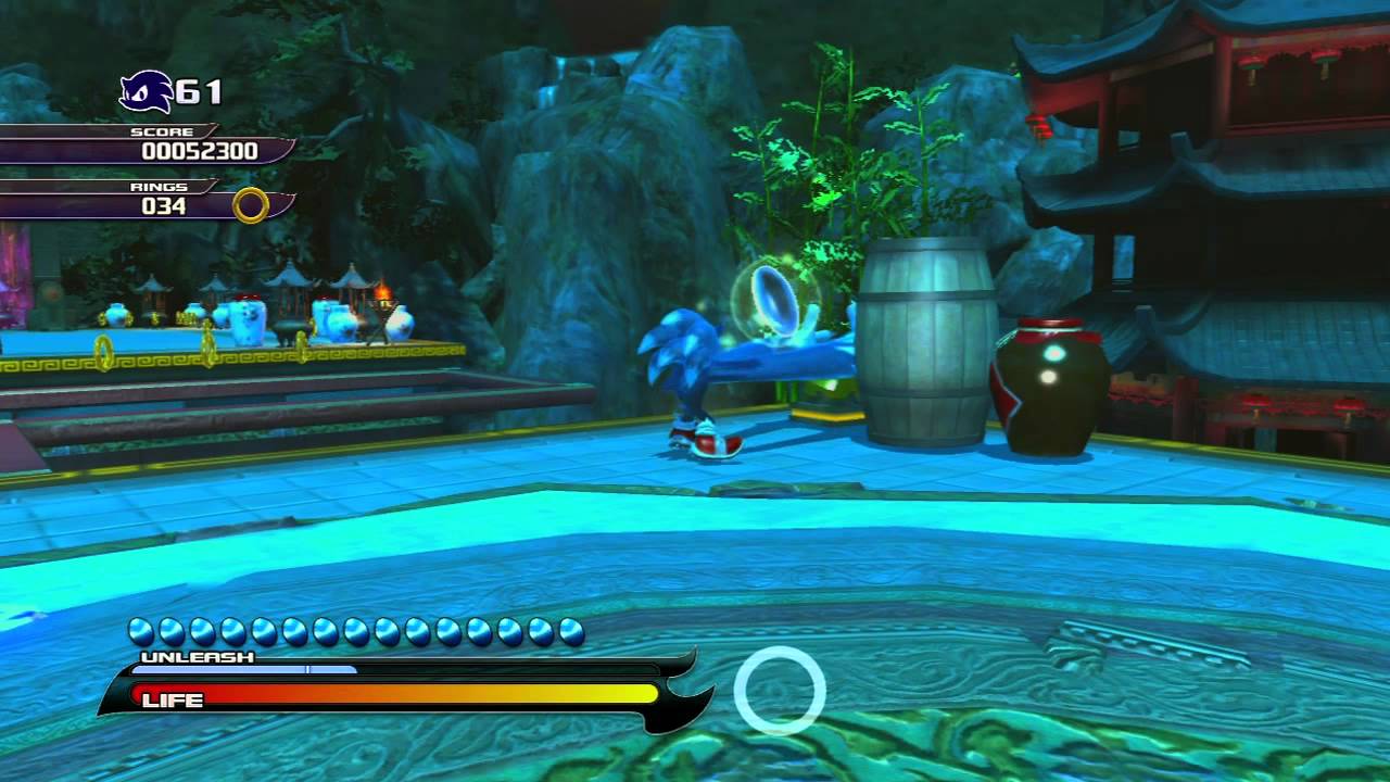 Sonic Unleashed (360) - Dragon Road: Night: Act 2 Playthrough (S-Rank)