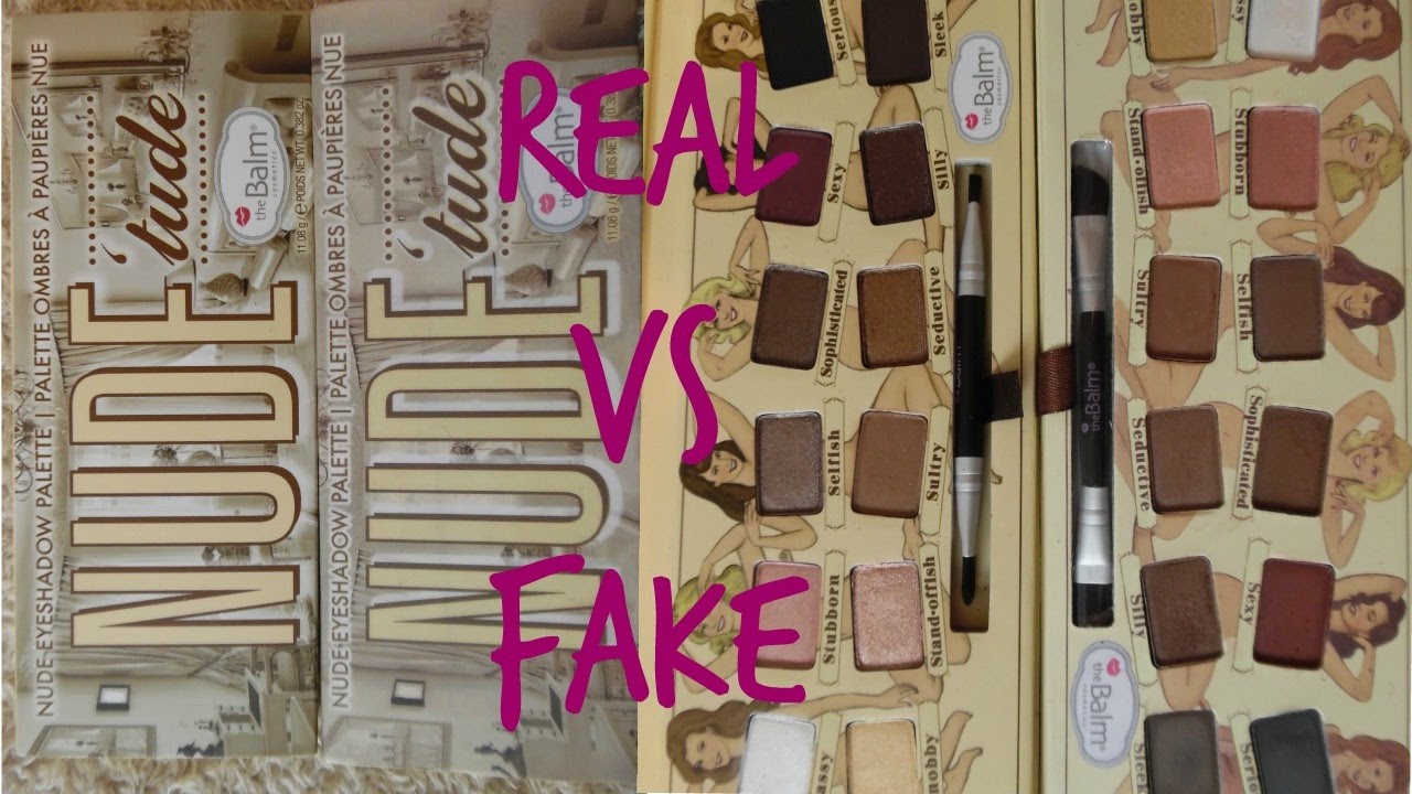 Real VS Fake Nude Tude Palette (Swatches) | Mercedes W