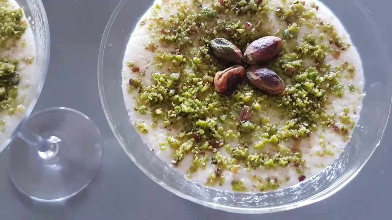 Mhalabia &agrave; la vanille et eau de fleur d'oranger un go&ucirc;t irr&eacute;sistible