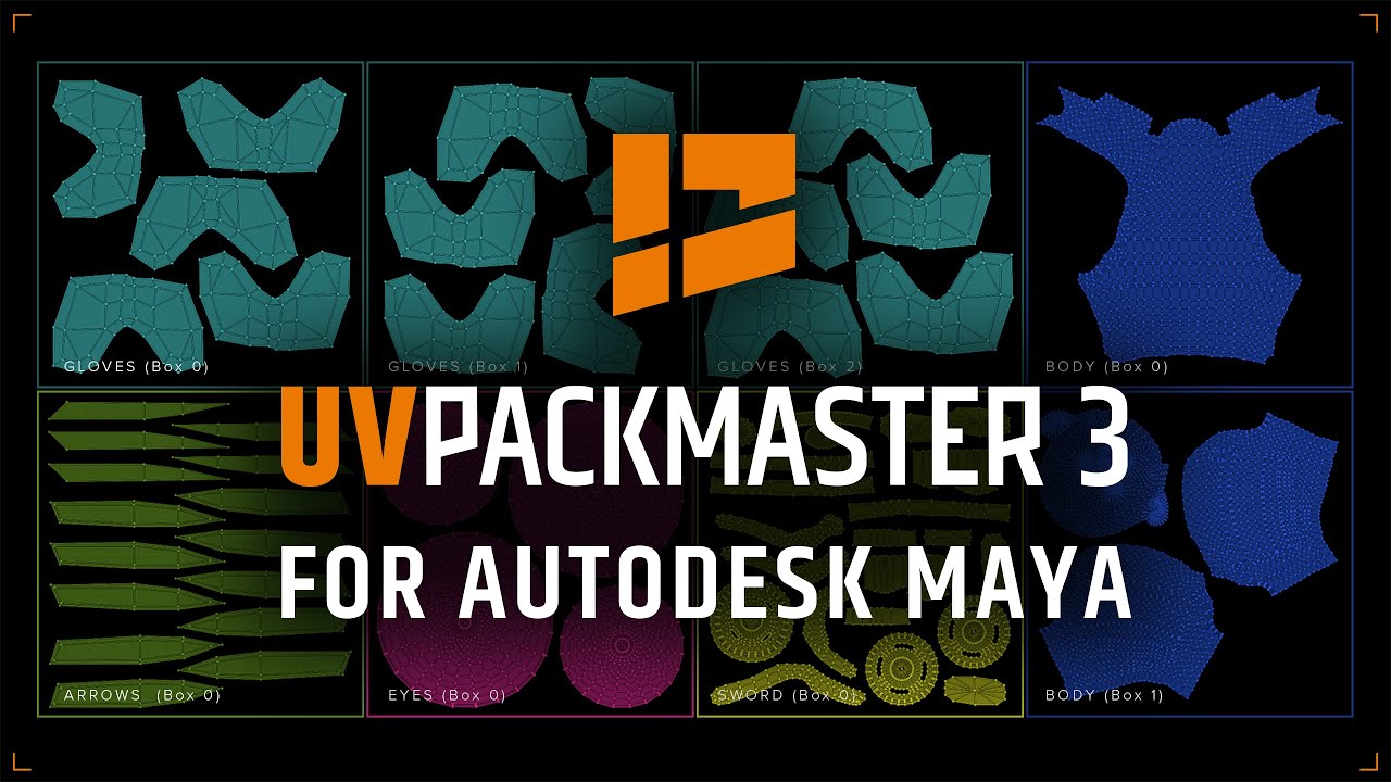 UVPackmaster 3 - GPU accelerated UV packer for Maya and Blender (updated feature reel)