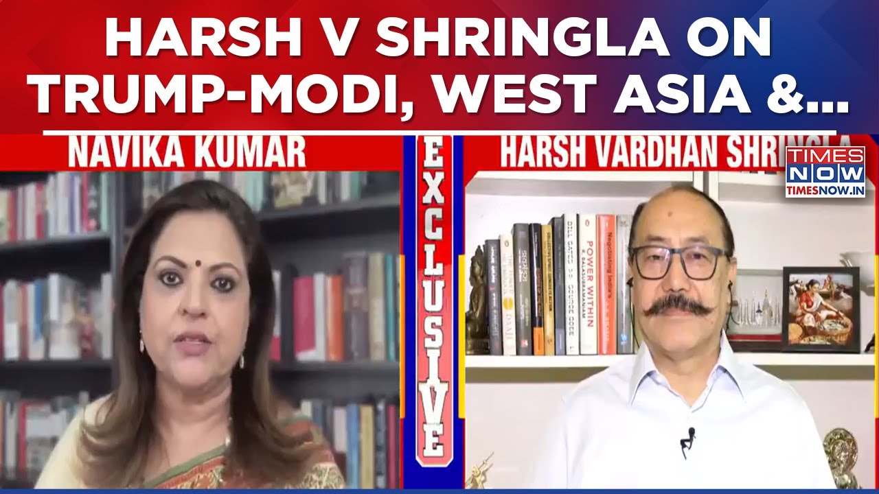 Harsh Vardhan Shringla On PM Modi-Trump Bond, West Asia Crisis & India's Foreign Policy | Exclusive