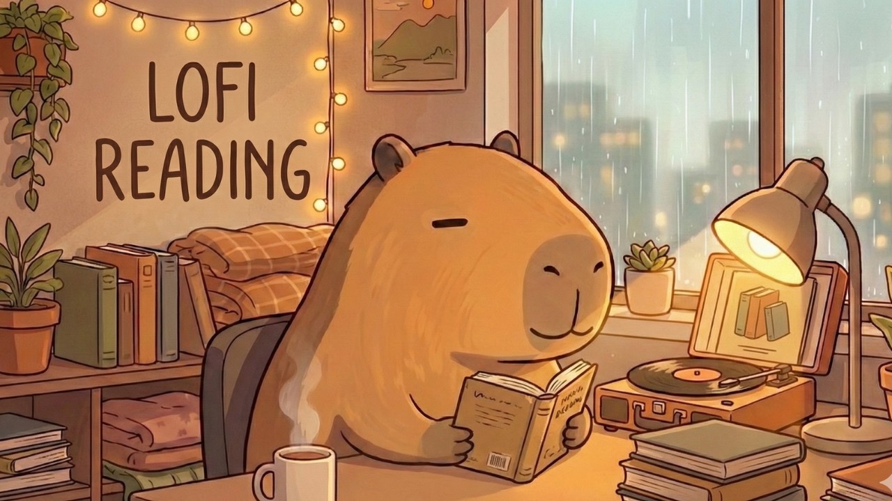 Lofi Music for Reading | 1 Hour Calm Focus Beats for Books