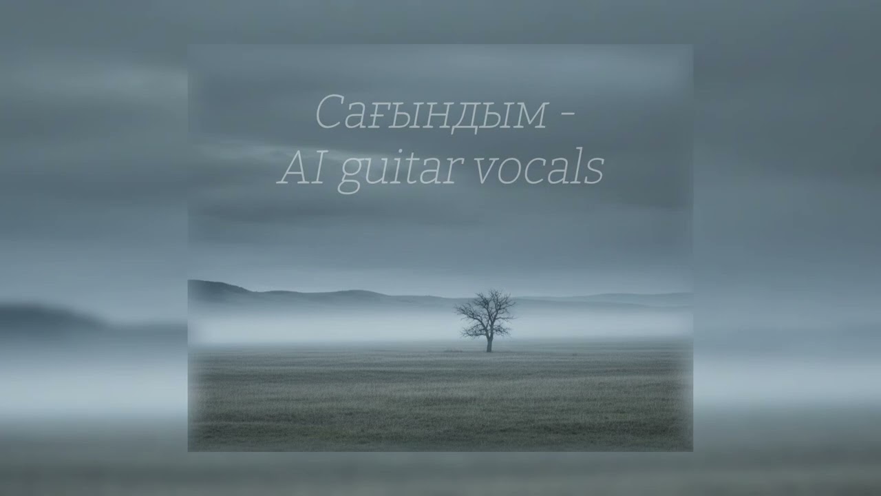 Men seni sagyndym  //  AI guitar female - vocal 🎸