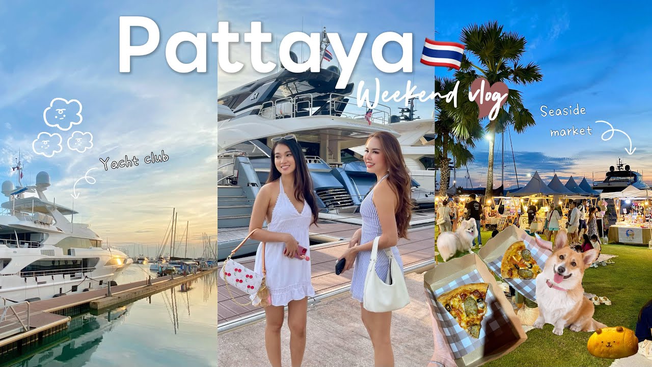 ✨Pattaya Vlog | 🌊 Seaside Market & Local Food 🌴✨ Weekend in Thailand 