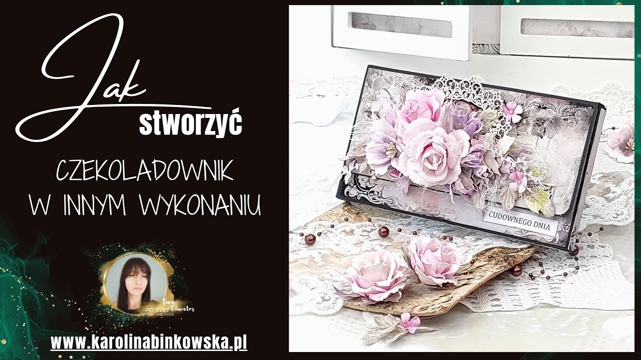 Czekoladownik w innym wykonaniu — scrapbooking tutorial, krok po kroku,