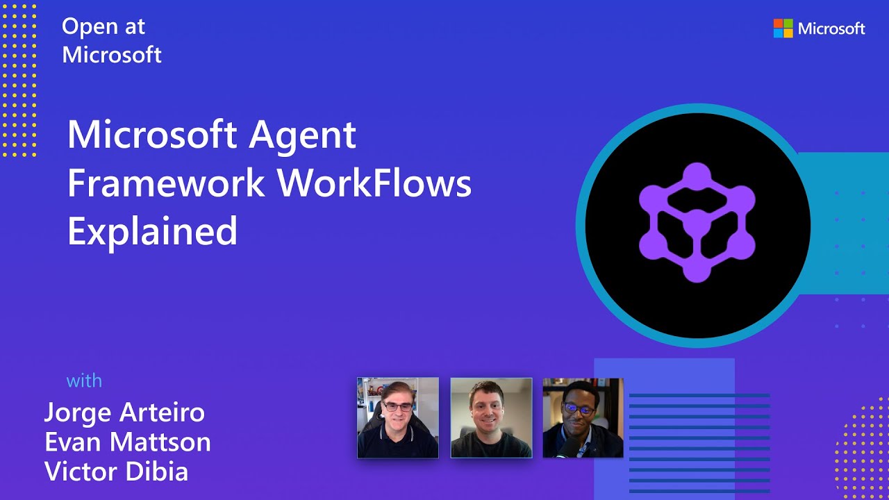 Объяснение рабочих процессов Microsoft Agent Framework