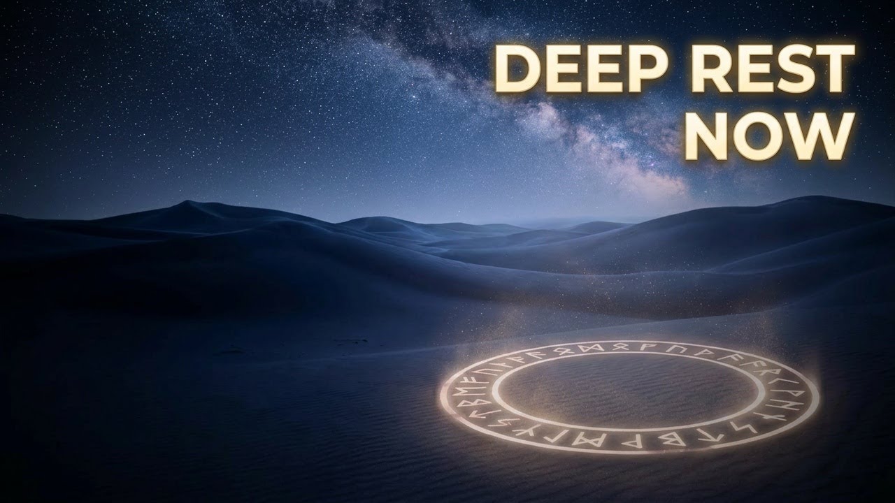 Deep Sleep Desert Ambience 🌙 Insomnia Relief | 1 Hour