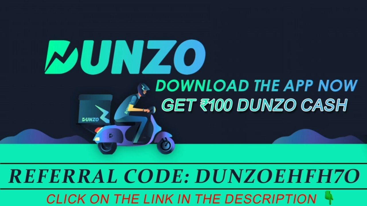 Dunzo Referral Code 2022