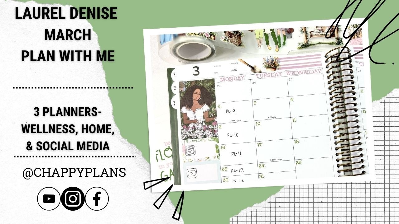 @laureldenise PLAN WITH ME IN 3 PLANNERS | SUPER CHATTY VIDEO!