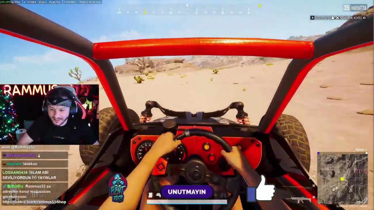 Rammus53 'PUBG' Oynuyor II Oyunda Neyin Ne Zaman Olacağını İyi Tahmin Ederek Sona Kadar Kalıyor!!