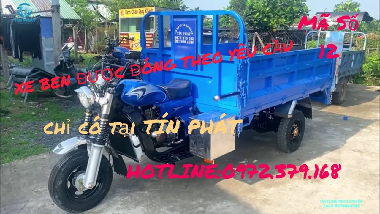 MẪU XE BEN TỰ ĐỔ Đ&Oacute;NG V&Agrave; GIAO CHO KH&Aacute;CH Ở B&Igrave;NH PHƯỚC LH:0972379168