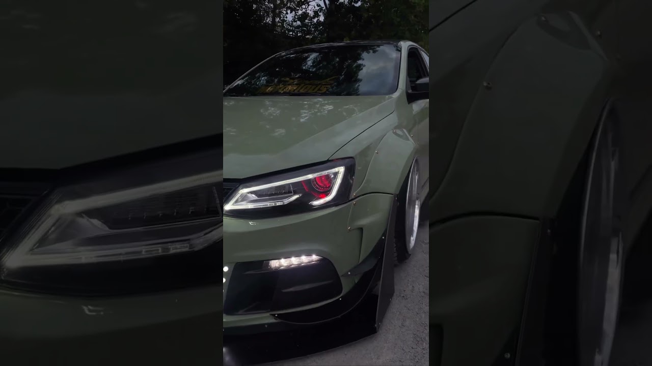 VW Jetta Wide Body Kit ➡️krotov.pro #vwjetta #jettamk6 #krotov
