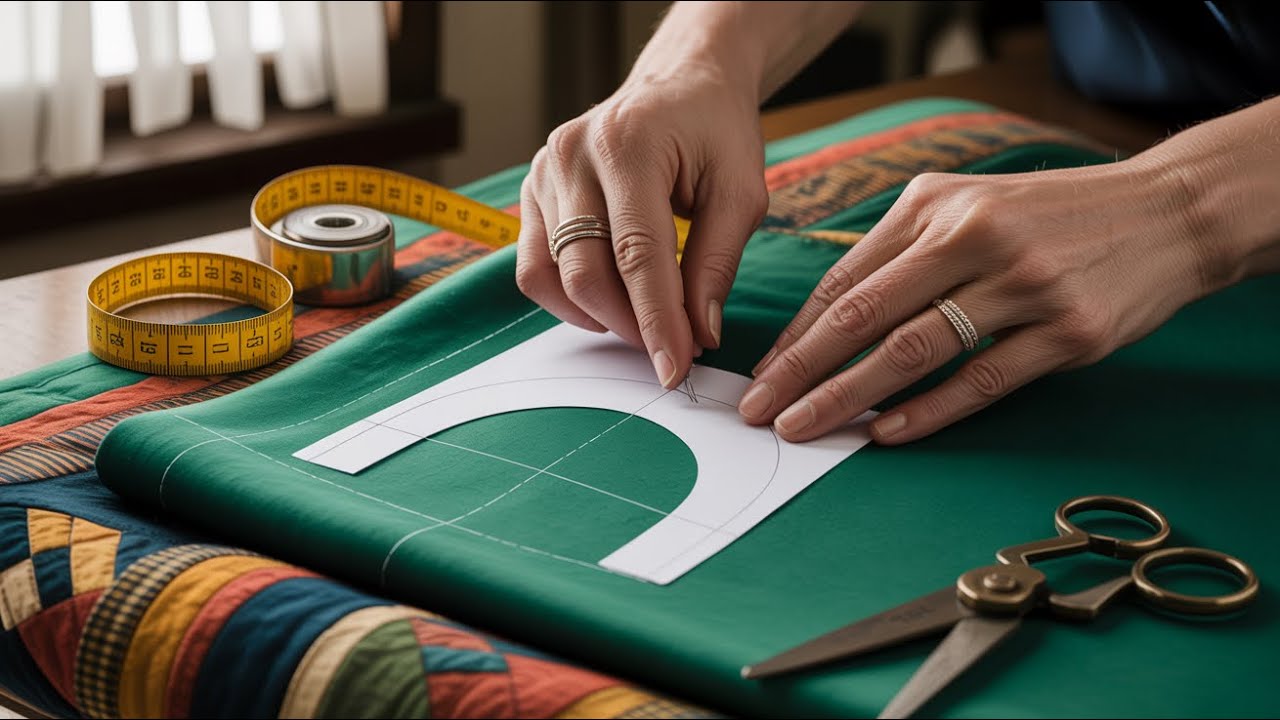 🎀 How to paste a Perfect Round Neck with Oreb Patti | Step-by-Step Tutorial 🎀