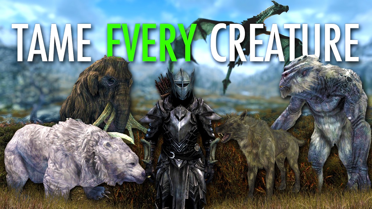 Can I Tame EVERY Creature in Skyrim? (Legendary Difficulty)