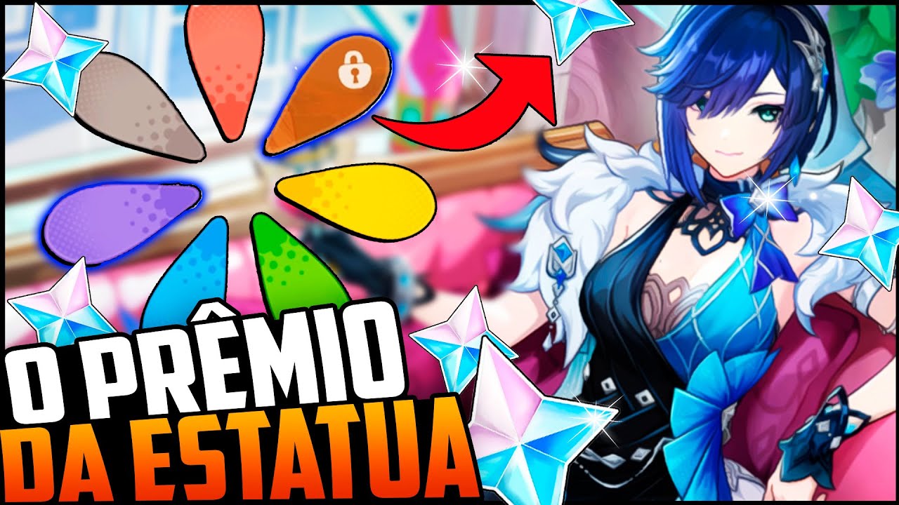 Como liberar TODAS AS CORES e pegar as Recompensas da Estátua de Tinta | Genshin Impact 5.8