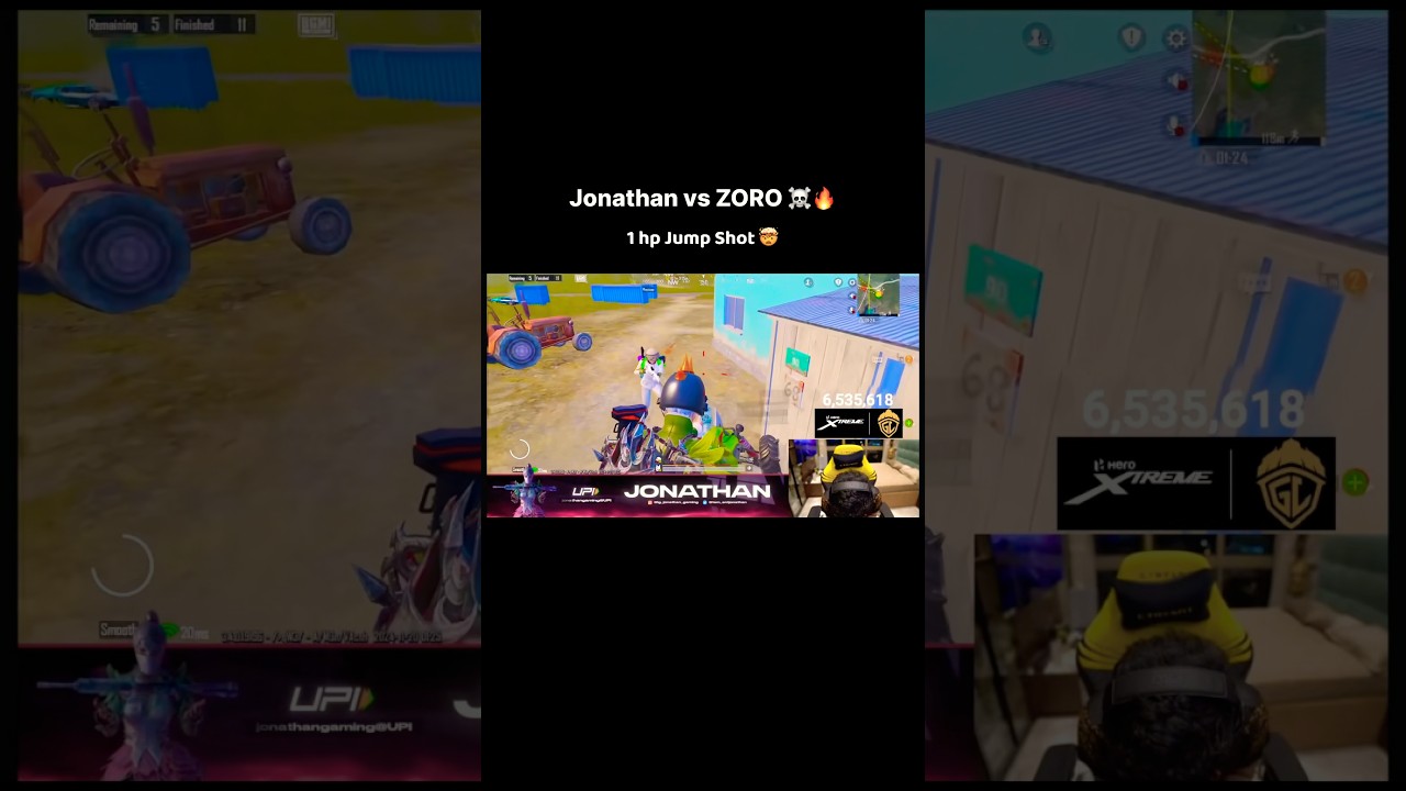 GodL Jonathan vs ZORO 🤯 @JONATHANGAMINGYT #shorts #bgmishorts #pubgmobile #handcam #trollface
