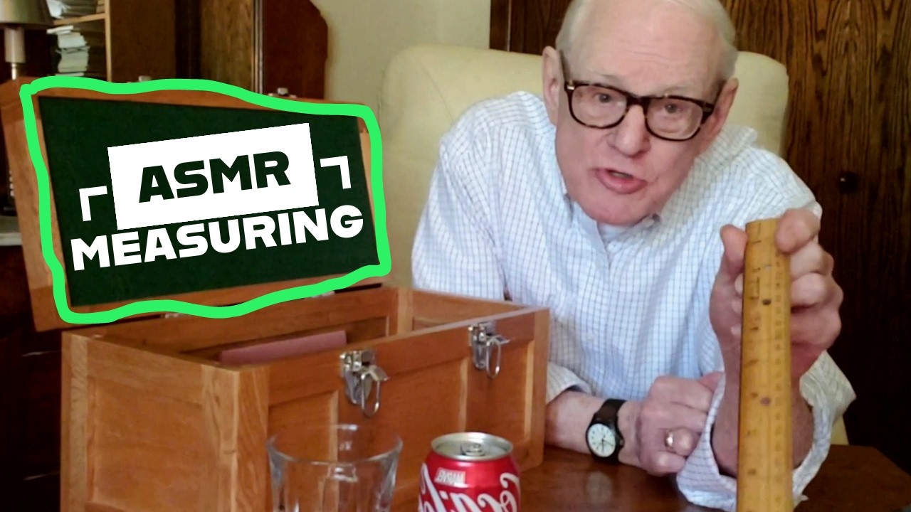 ASMR Grandpa TOOLBOX Measuring YOU & Measuring DEVICE Identification📐😴