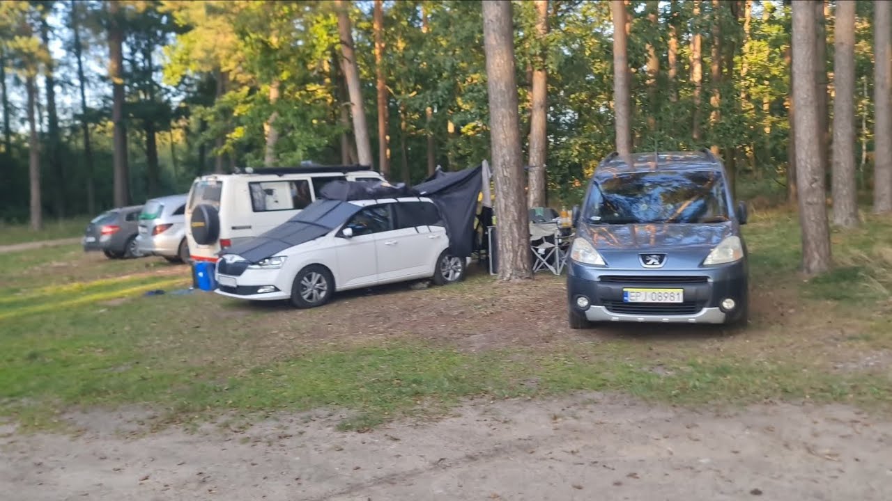 Jadę T4-ką nad jezioro Robotno. Van life z ekipą. 