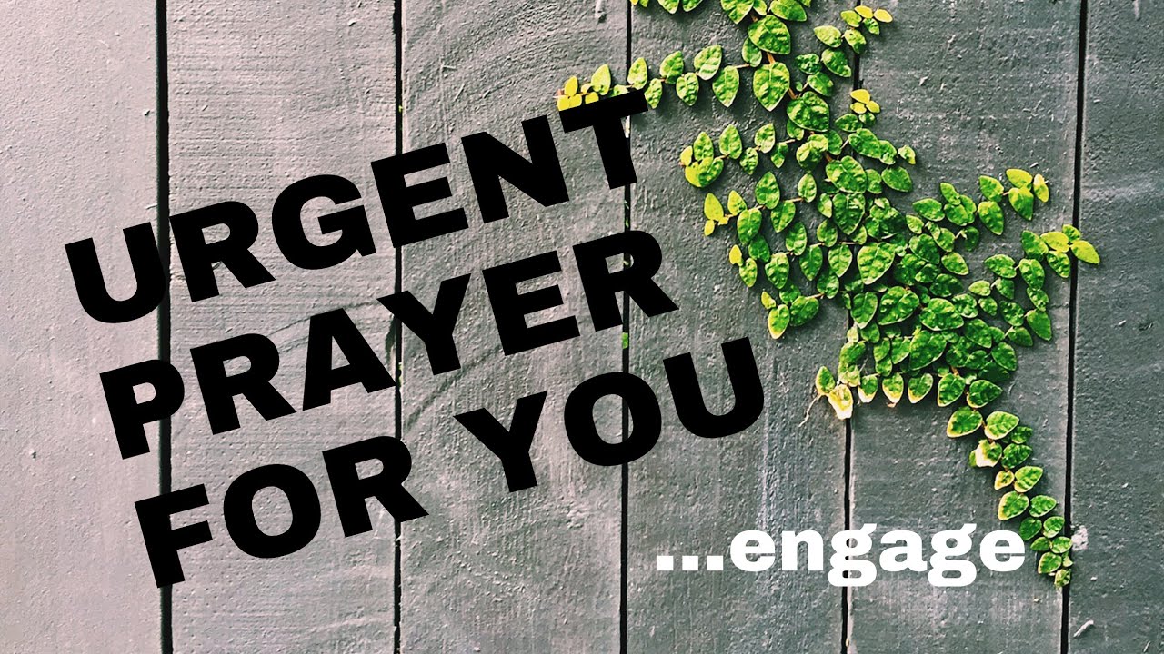Prophetic Prayer; God says..  