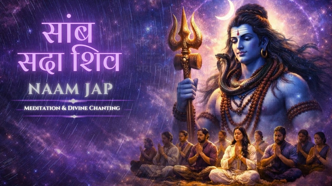 Most Powerful Shiva Meditation Chant | Saamb Sadashiv Naam Jap |Shiv Dhun | #bhajan #shiva #shiv