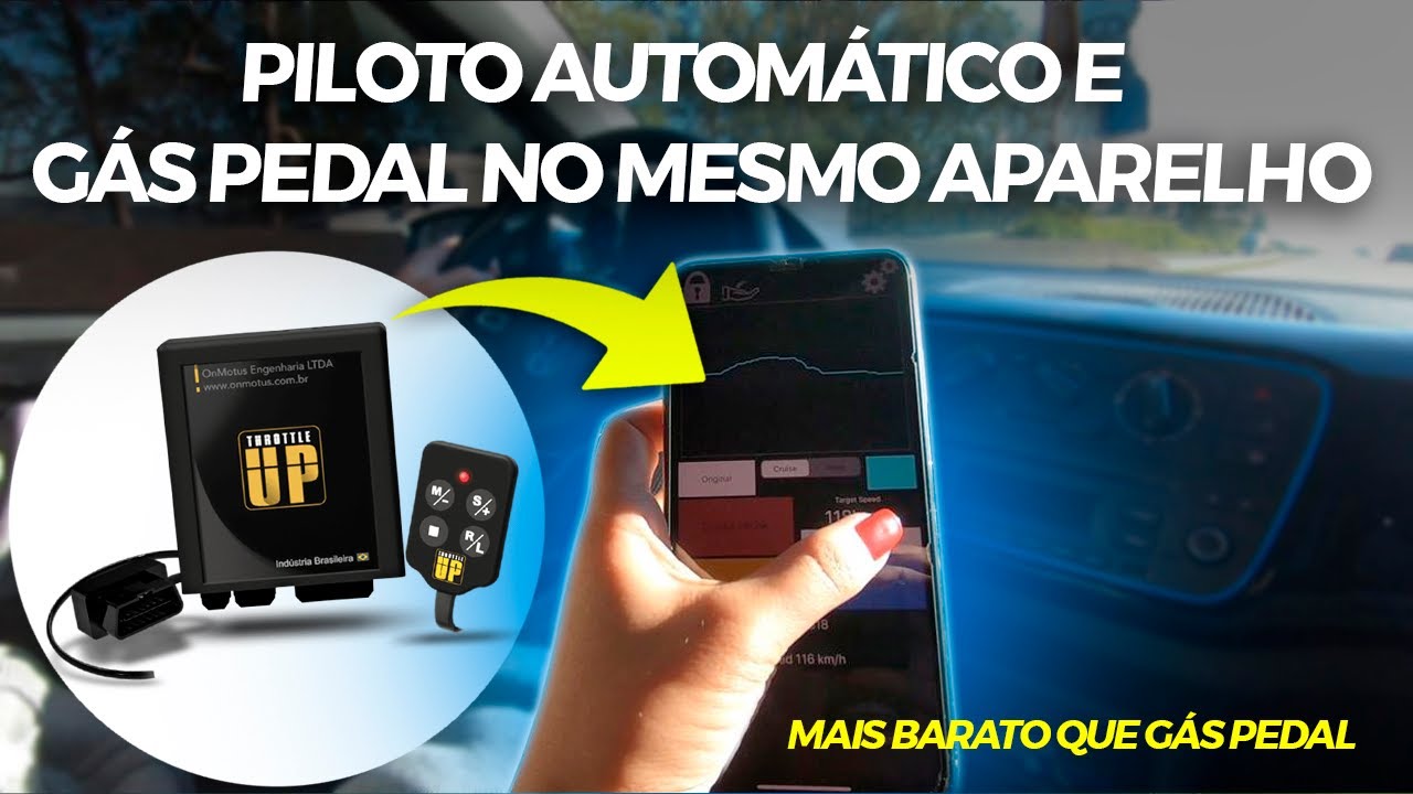 PILOTO AUTOMÁTICO + GÁS PEDAL NO SMURF UP TSI!!!