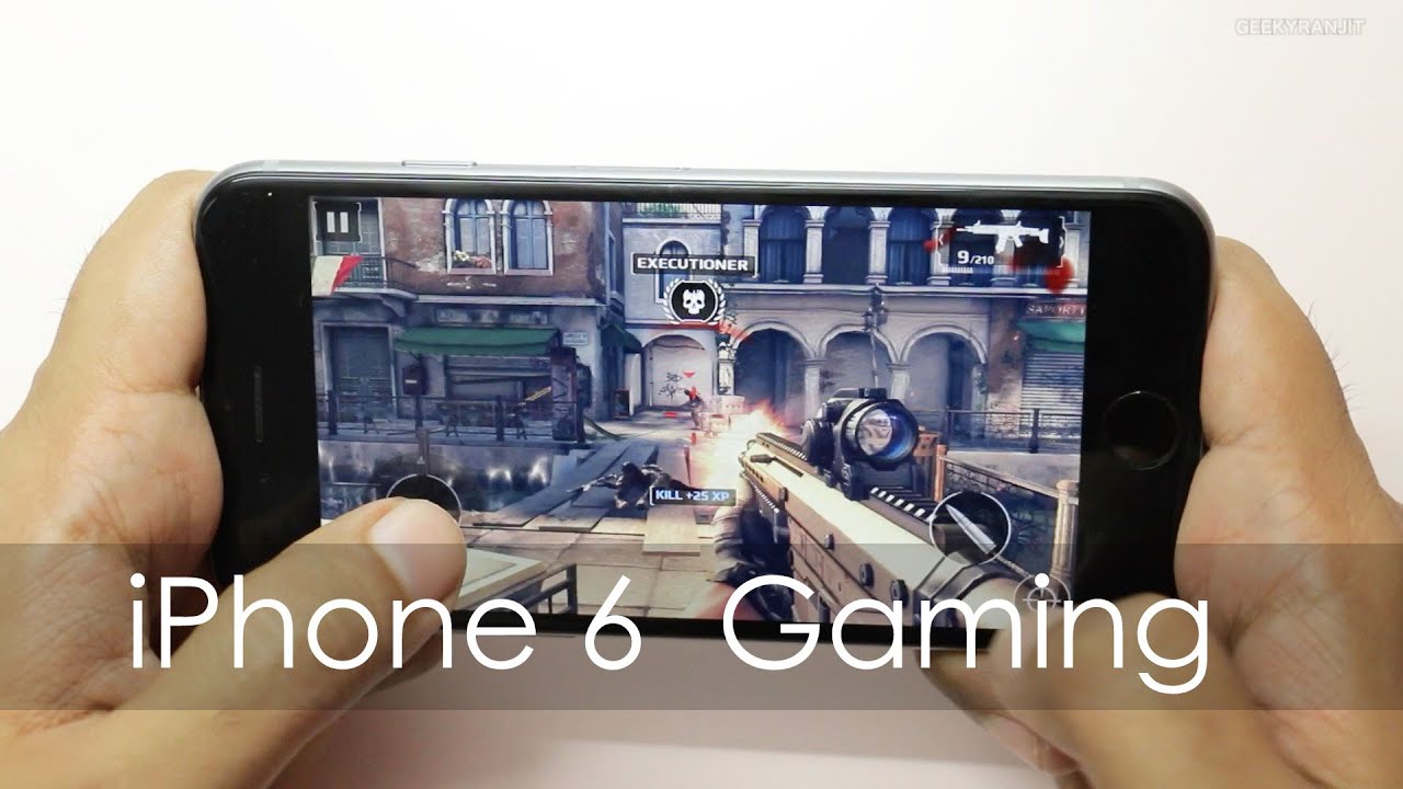iPhone 6 Gaming Review with HD Games & Temp Check