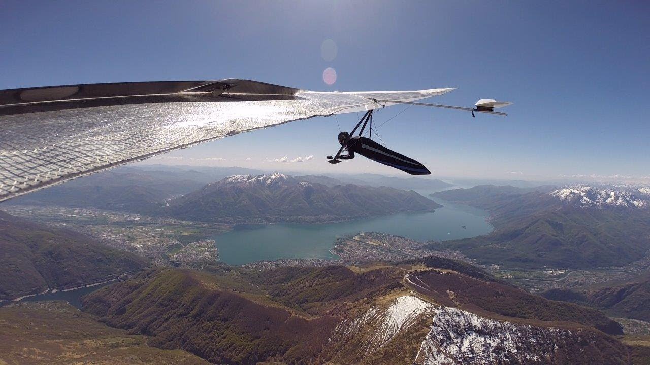 Hang gliding: XC flight from Cimetta, Ticino, Switzerland | Tony Marty