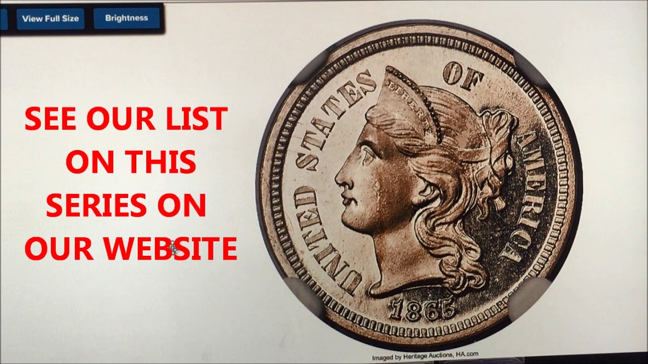 3 CENT NICKEL DCAM PROOF! 1865 SELLS FOR BIG MONEY. COINS WORTH MONEY!!