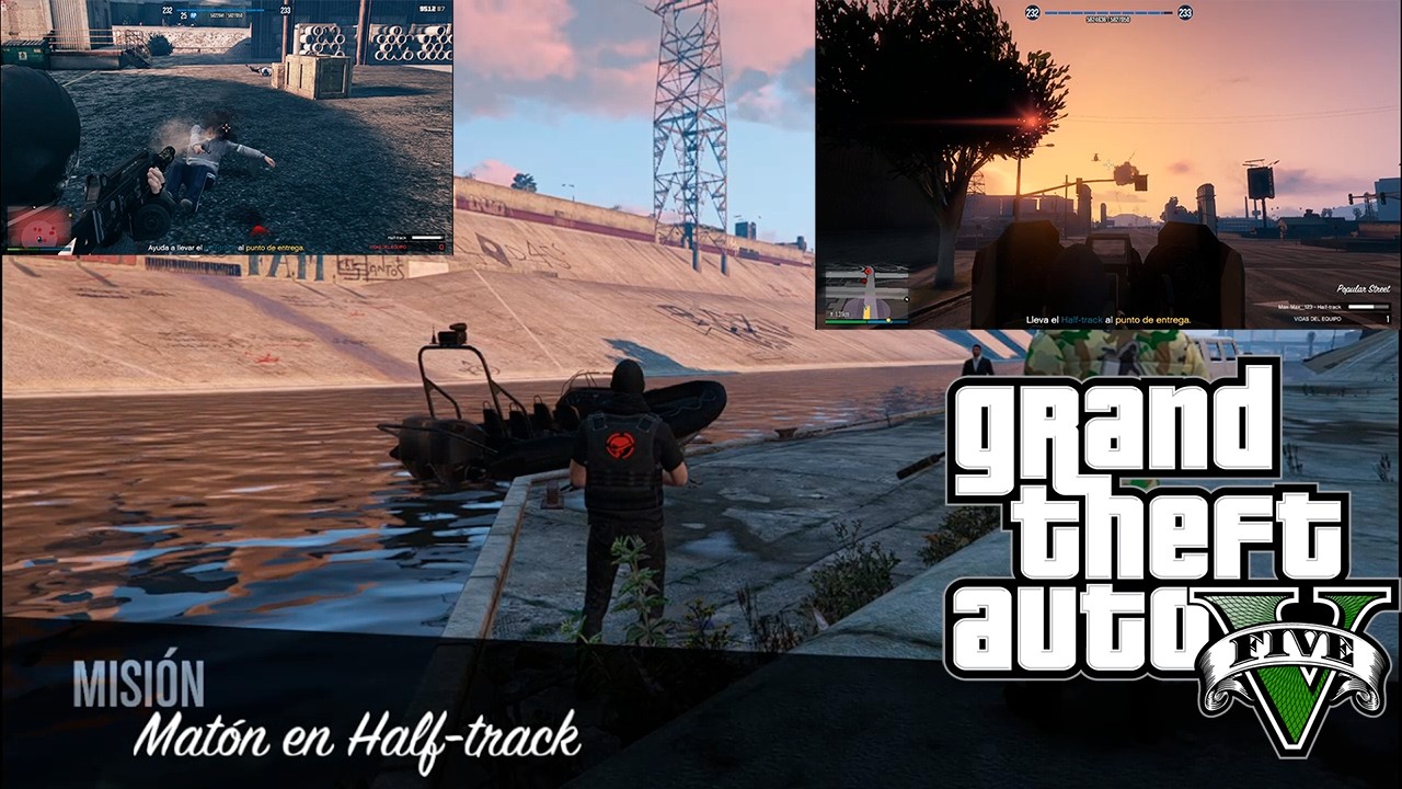 Matón en Half Track, misión del centro de operaciones móviles en GTA 5 ONLINE