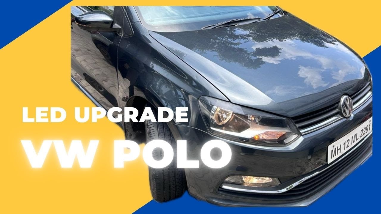 Volkswagen Polo halogen to Osram Led upgrade | Polo Modification | Osram H7 led