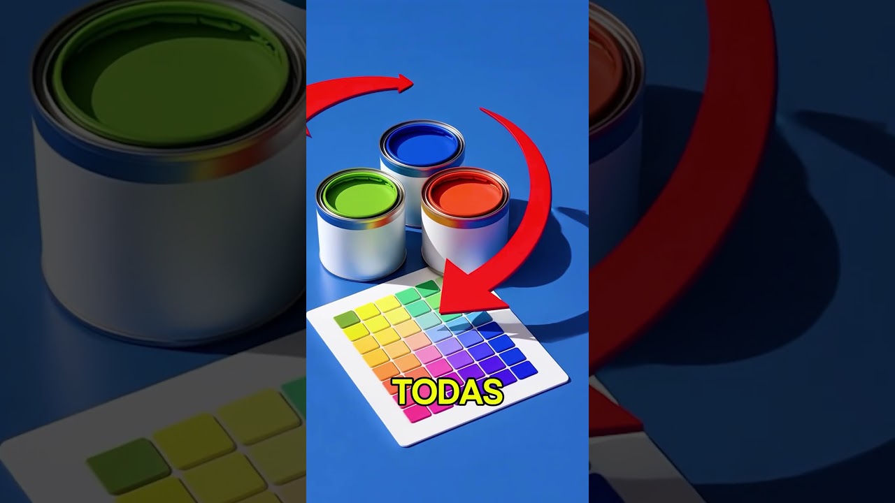 E SE MISTURAR TODAS AS TINTAS? 😱 #shorts